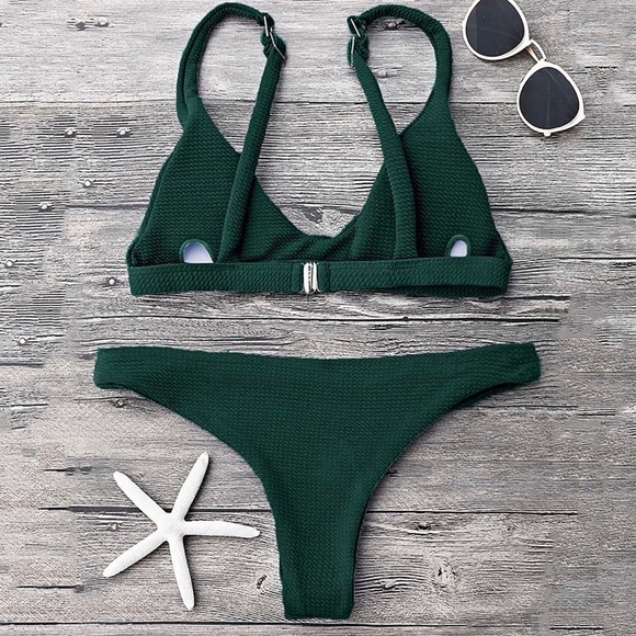 ZAFUL Women Padded Scoop Neck Bikini size small - Picture 2 of 6